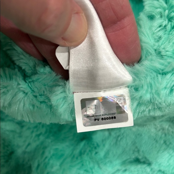 The North Face Reversible Hood Puffer Fluffy Fuzzy Jacket Coat Toddler Fushia - Picture 16 of 16